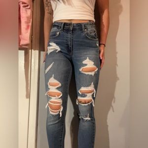 Aeropostale High Rise Skinny Jeans